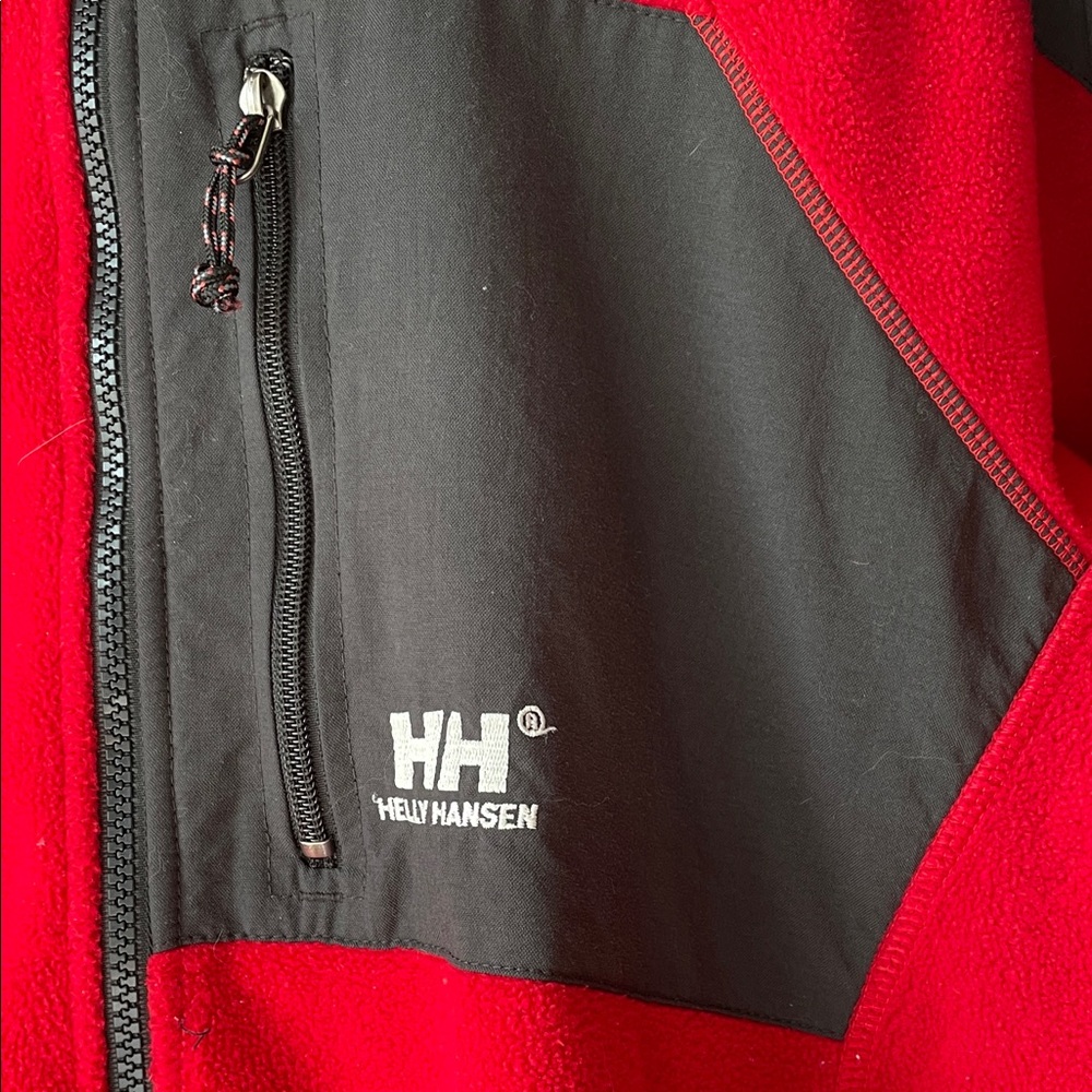 Helly Hansen Red and Black Outdoor Fleece - Picture 2 of 8